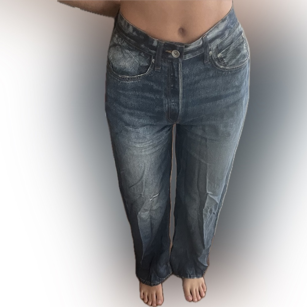 Rag and bone sweatpants that look like jeans. Best pants ever. I wore once